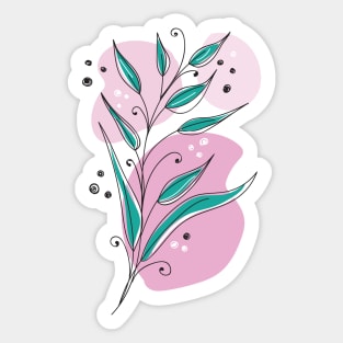 Elven flower Sticker